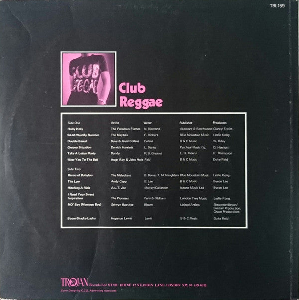 Release: Club Reggae-Vinyl-UK-1971-TBL 159-8737091