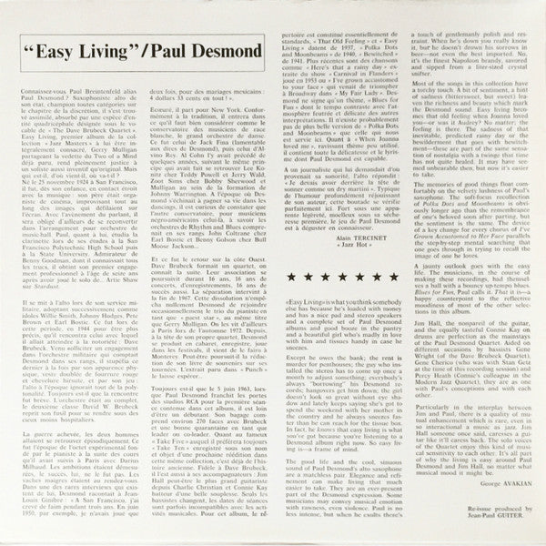 Release: Easy Living-Vinyl-France-1977-PL 42112-1495920