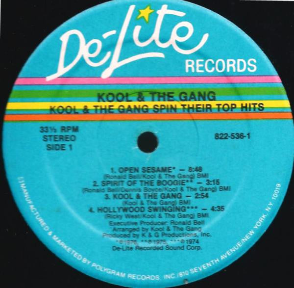 Master Release: Spin Their Top Hits by Kool & The Gang