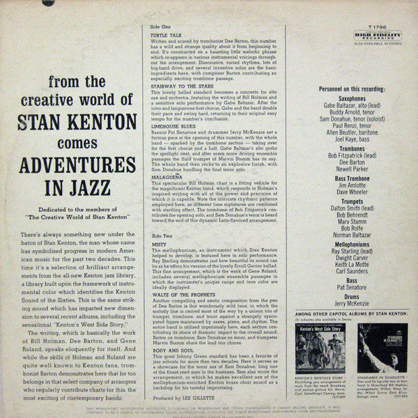 Master Release: Adventures In Jazz by Stan Kenton