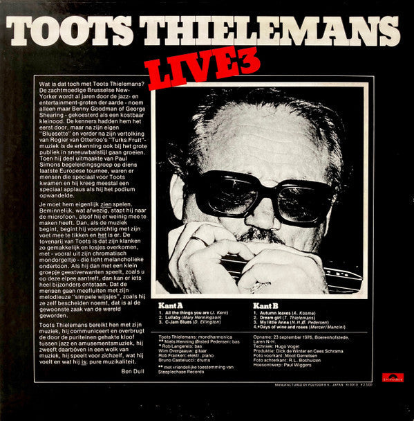Release: Live 3-Vinyl-Japan-1978-MPF 1331-8247252