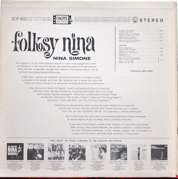 Master Release: Folksy Nina by Nina Simone