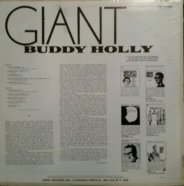 Master Release: Giant by Buddy Holly
