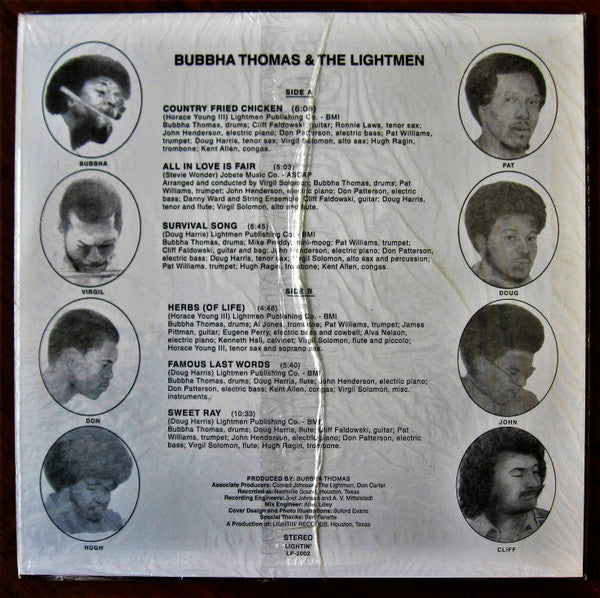 Master Release: Country Fried Chicken by Bubbha Thomas & The Lightmen Plus One