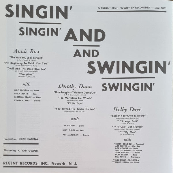 Singin' 'N Swingin'