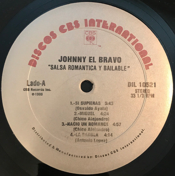 Master Release: El Bravisimo - Salsa Romántica Y Bailable by Johnny El Bravo