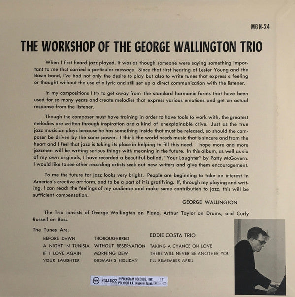 The Workshop Of The George Wallington Trio & Eddie Costa Trio