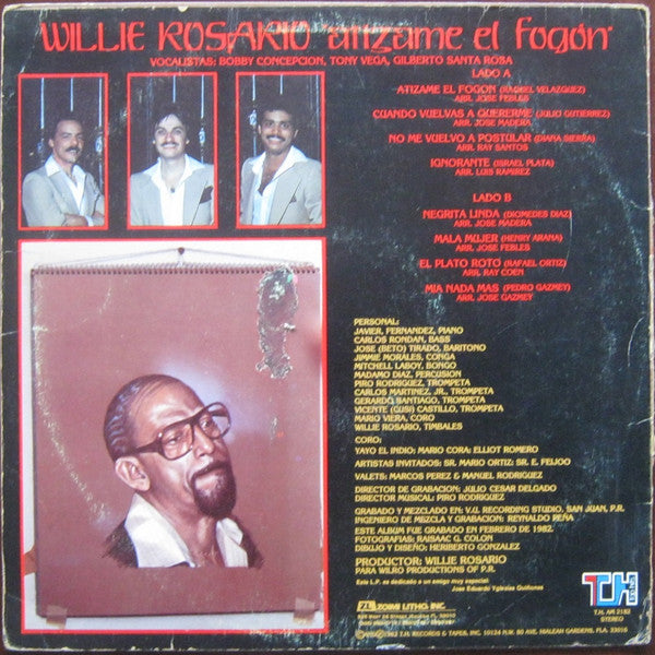 Release: Atizame El Fogón-Vinyl-US-1982-T.H. AM 2182, TH-AM 2182-7632541
