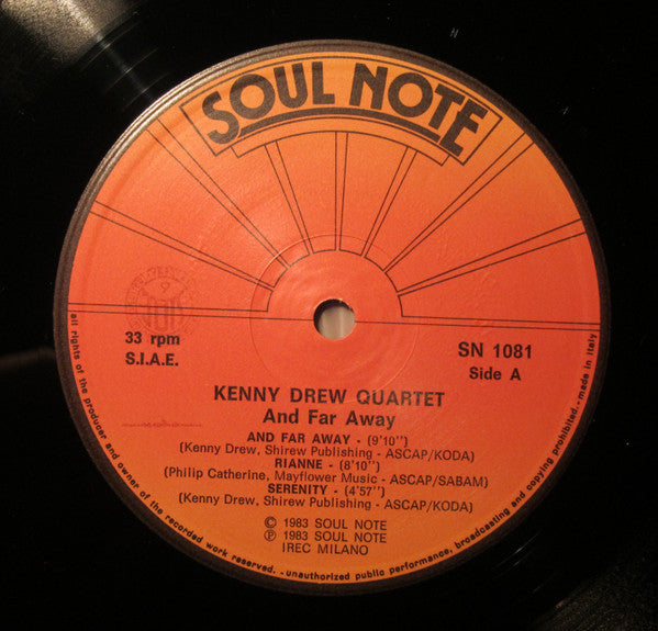 Release: And Far Away-Vinyl-Italy-1983-SN 1081-2138396