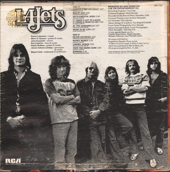 Release: L. A. Jets-Vinyl-US-1976-APL1-1547, APL1-1547-4294418