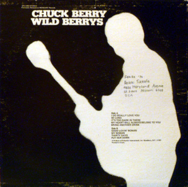 Master Release: Wild Berrys by Chuck Berry