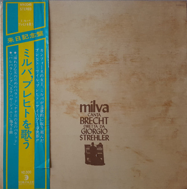 Master Release: Milva Canta Brecht by Milva