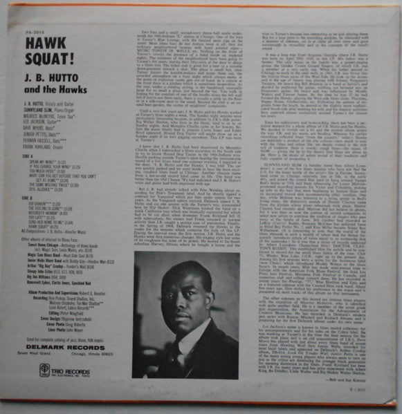 Master Release: Hawk Squat by J.B. Hutto & The Hawks