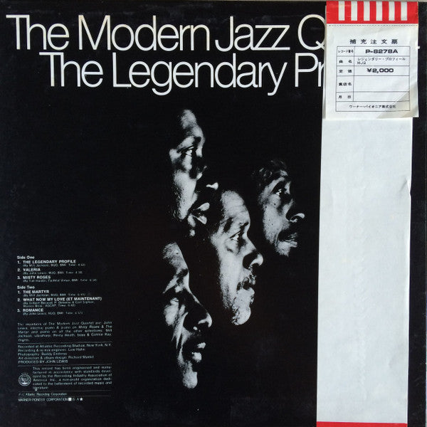 Master Release: The Legendary Profile by The Modern Jazz Quartet