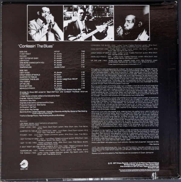 Master Release: Confessin' The Blues by Little Walter