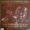 Louis Armstrong And His All-Stars - Satchmo At Symphony Hall Vol. 1 (Vinyl, LP, Album, Mono) Good Plus (G+) / Poor (P)