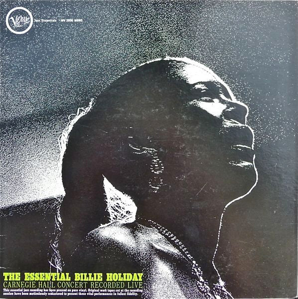 Release: The Essential Billie Holiday (Carnegie Hall Concert Recorded Live)-Vinyl-Japan-1977-MV 2600-4497491