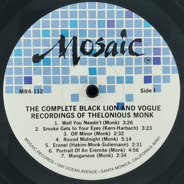 Master Release: The Complete Black Lion And Vogue Recordings Of Thelonious Monk by Thelonious Monk