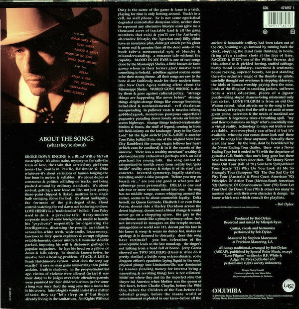 Master Release: World Gone Wrong by Bob Dylan