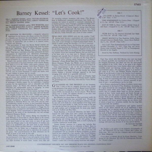Release: Let's Cook!-Vinyl-Japan-1978-LAX-3048-6932850