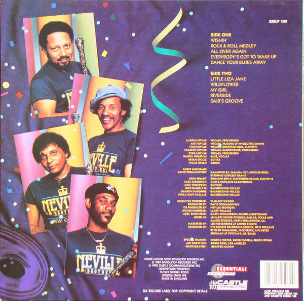 Release: Nevillization II: Live At Tipitina's-Vinyl-UK-1990-ESSLP 130-2704403