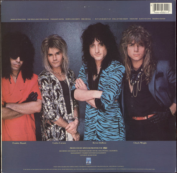Release: QR III-Vinyl-US-1986-OZ 40321, Z 40321, PASHA 12-2505737
