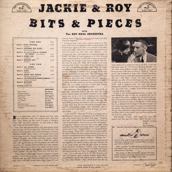 Release: Bits And Pieces-Vinyl-US-1957-ABC-163-8105518