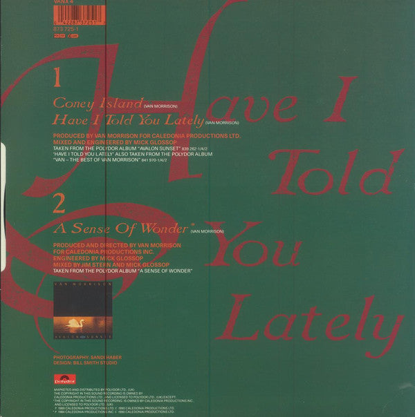 Master Release: Coney Island / Have I Told You Lately by Van Morrison