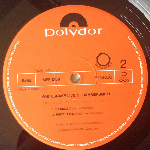 Live At Hammersmith