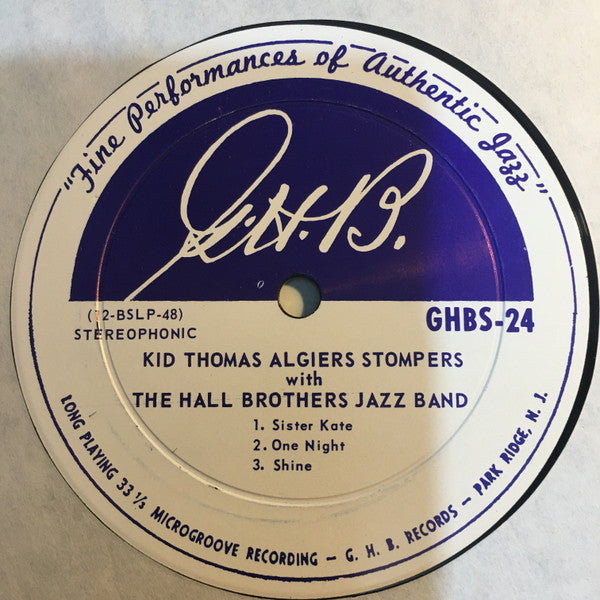 Kid Thomas And The Algiers Stompers + The Hall Brothers Jazz Band