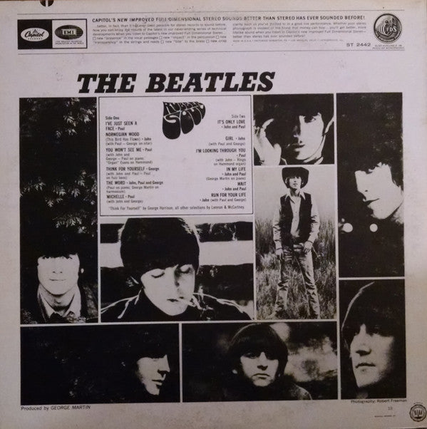 Release: Rubber Soul-Vinyl-US-1971-ST 2442, ST 2442-9301077