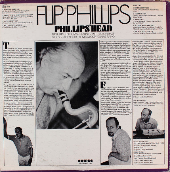 Master Release: Phillips' Head by Flip Phillips