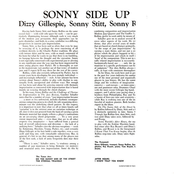 Release: Sonny Side Up-Vinyl-Japan-1976-MV 2544-4504471