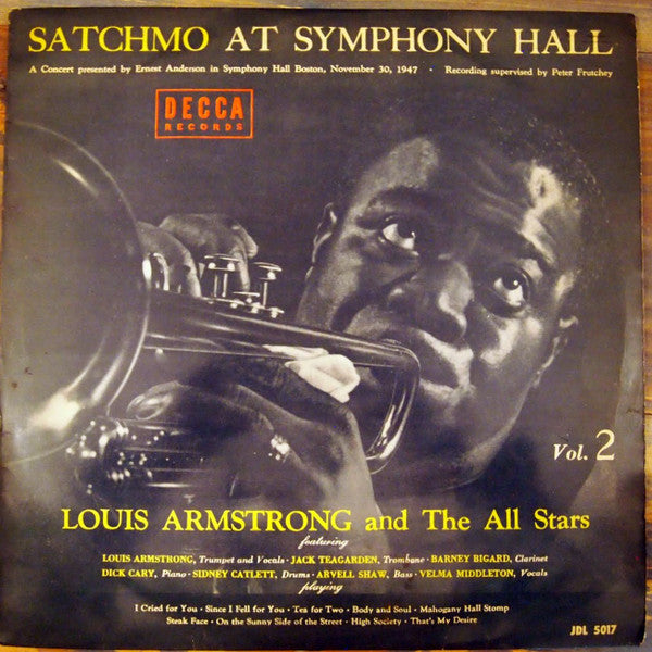 Master Release: Satchmo At Symphony Hall Vol.2 by Louis Armstrong And His All-Stars