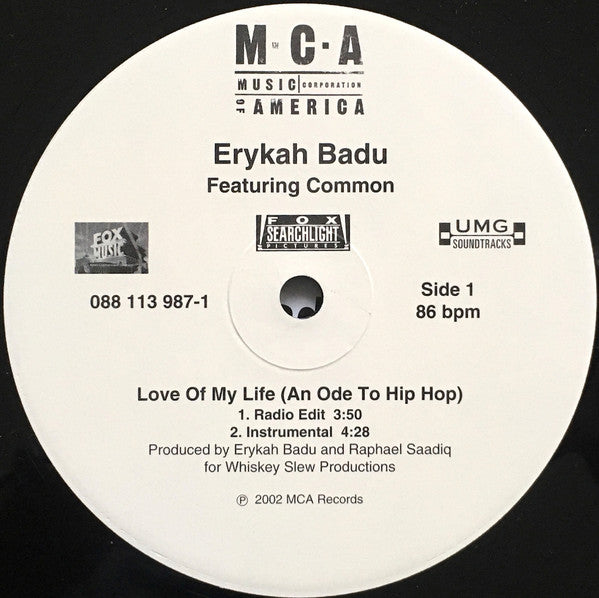 Master Release: Love Of My Life (An Ode To Hip Hop) by Erykah Badu