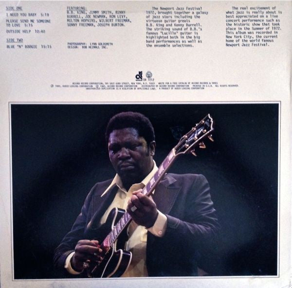Release: Newport Jazz Festival 1972 Volume I-Vinyl-US-1982-SN-7212-4705969