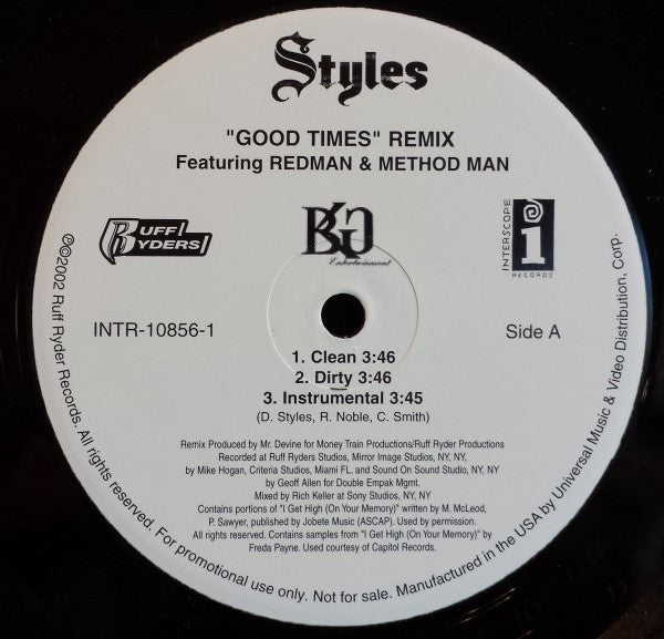 Release: Good Times-Vinyl-US-2002-INTR-10856-1-3756973