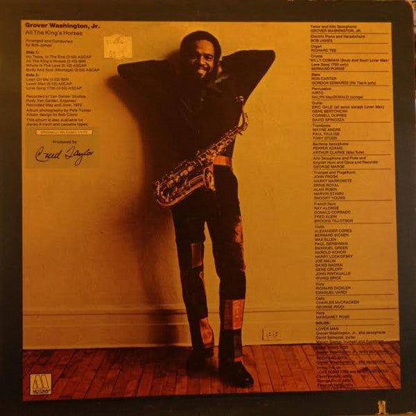 Master Release: All The King's Horses by Grover Washington, Jr.