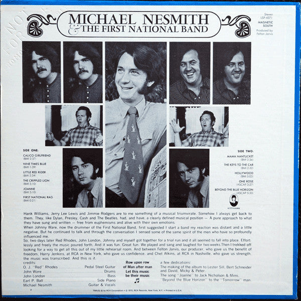Release: Magnetic South-Vinyl-US-1970-LSP-4371-6024846