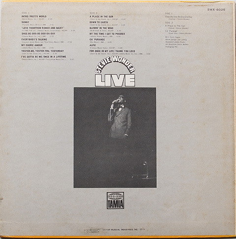 Master Release: Stevie Wonder Live by Stevie Wonder