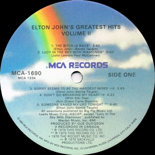 Elton John's Greatest Hits Volume II