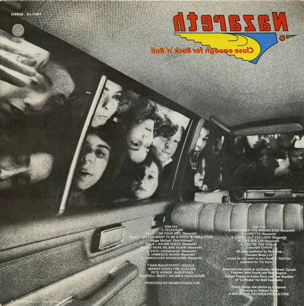 Master Release: Close Enough For Rock 'N' Roll by Nazareth (2)