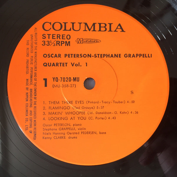 Oscar Peterson - Stéphane Grappelli Quartet Vol. 1
