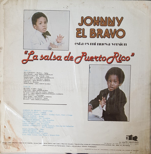 Master Release: La Salsa De Puerto Rico - Esta Es Mi Nueva Versión by Johnny El Bravo