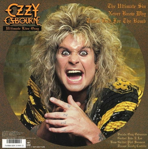 Master Release: The Ultimate Sin (Live Tracks) by Ozzy Osbourne