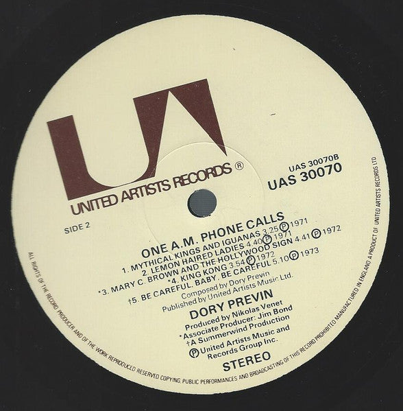 One A.M. Phonecalls