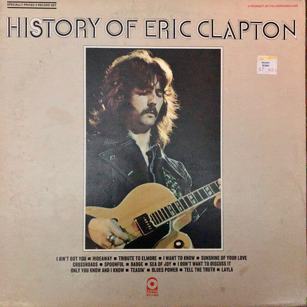 Release: History Of Eric Clapton-Vinyl-US-1975-SD 2-803-8974202