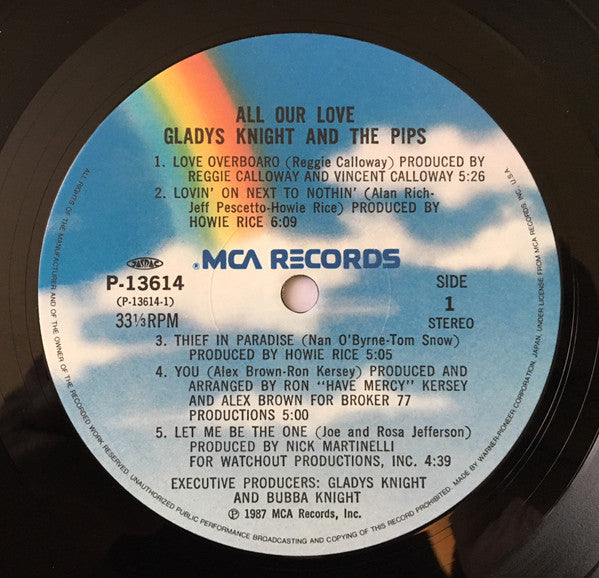 Release: All Our Love-Vinyl-Japan-1987-P-13614-8477997