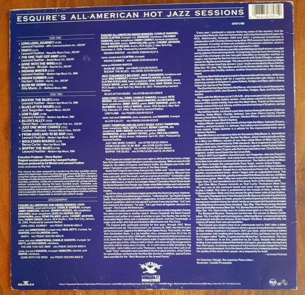 Release: Esquire's All American Hot Jazz Sessions-Vinyl-US-1988-6757-1-RB-7436875