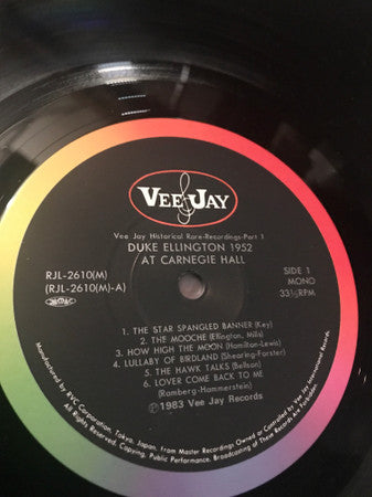Master Release: At Carnegie Hall 1952 by Duke Ellington